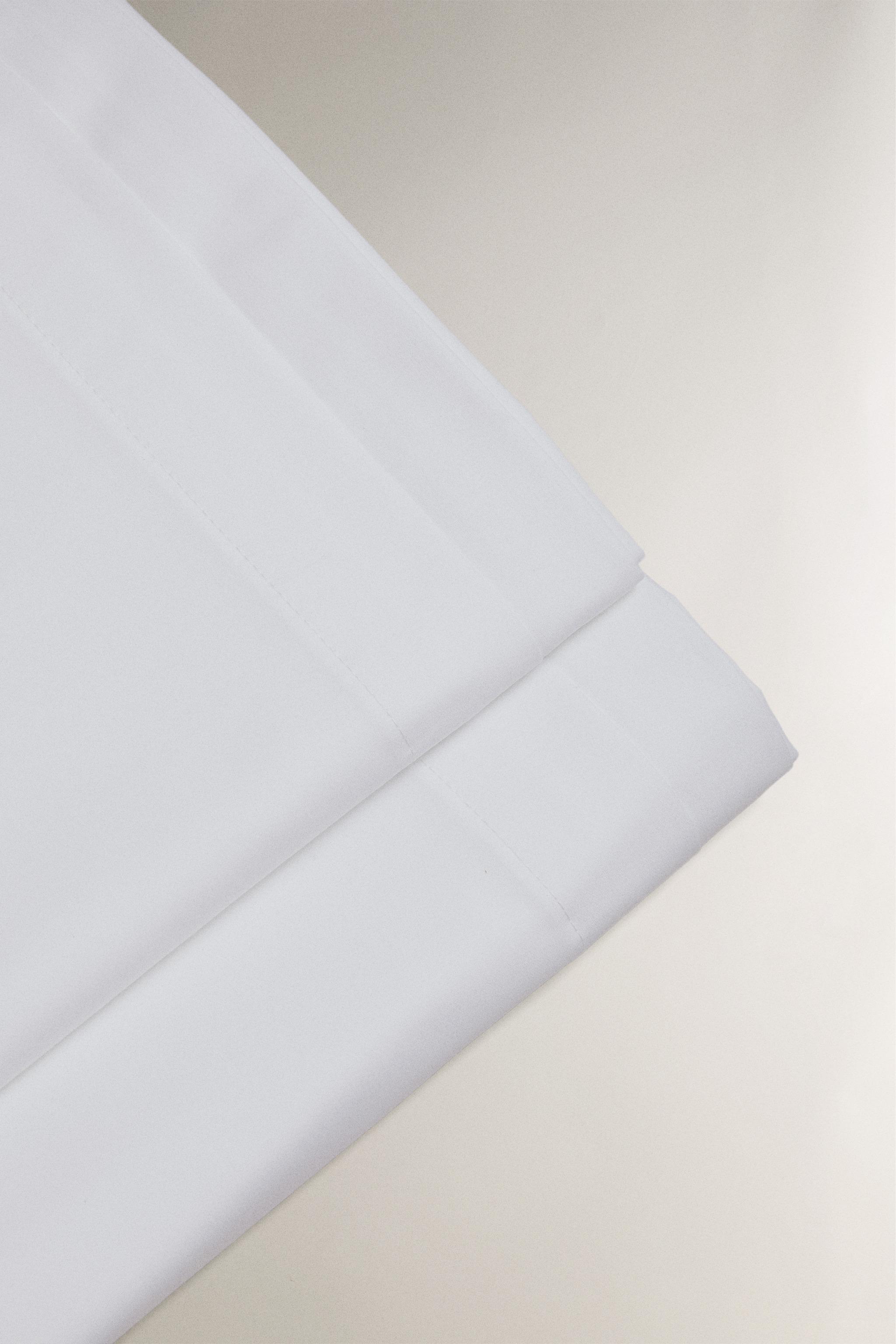 DRAP DE DESSUS SATIN COTON PLISSÉ (1000 FILS)